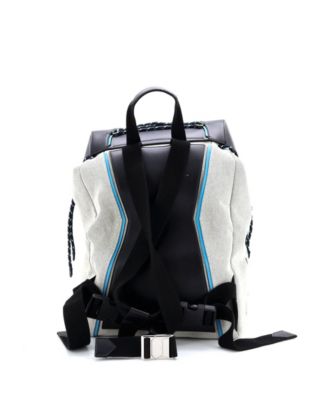 Large Bond Backpack Canvas with Leather