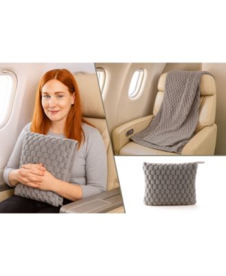 Tlanket- Clip On Travel Pillow