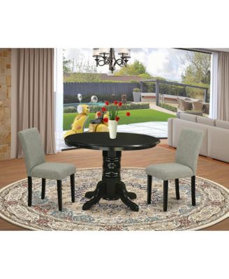 Dining Room Set Black, SHAB3-BLK-06