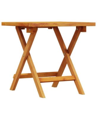 Patio Side Table 15.7"x15.7"x15.7" Solid Wood Acacia