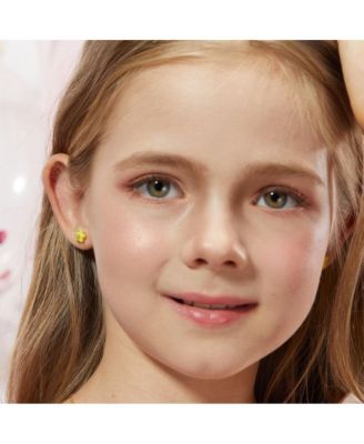 Petit Daisy Yellow Earrings