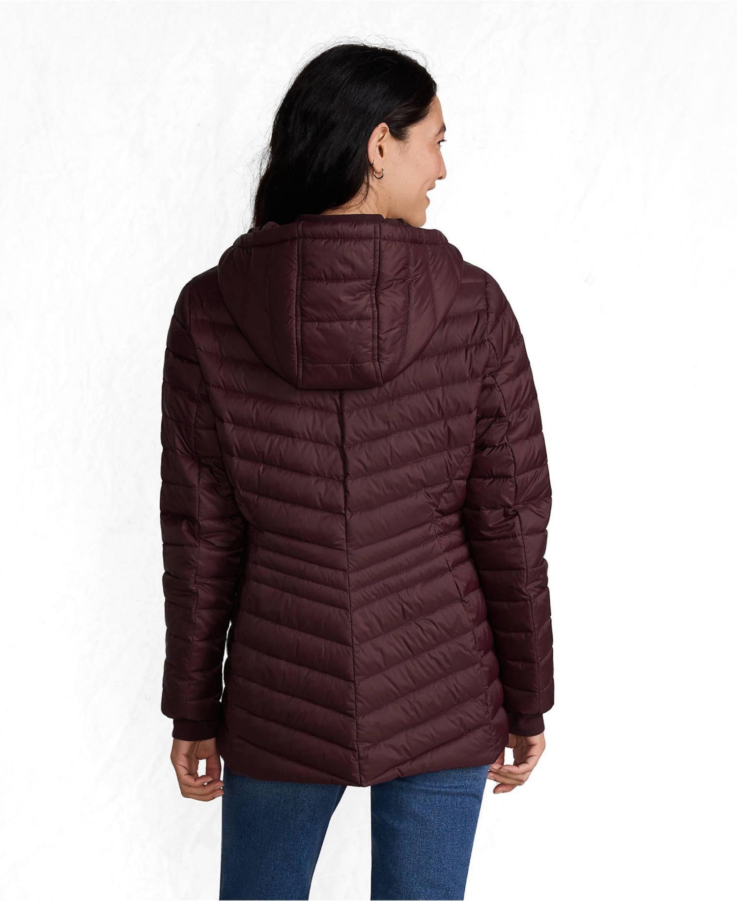Women's Wanderweight Packable Down Long Jacket