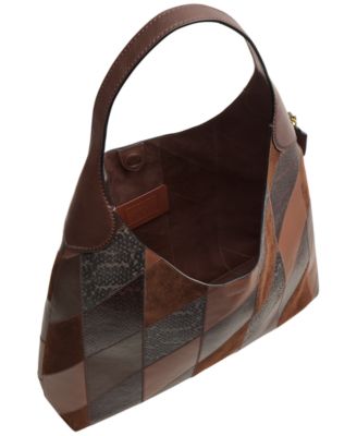 Brooklyn Extra-Large Snakeskin Patchwork Shoulder Bag 39