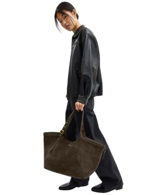 Gramercy Medium Suede Tote Bag