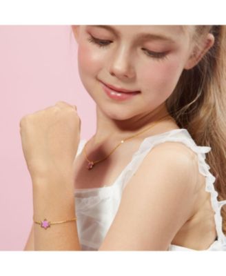 Petit Star of David Bracelet in Rose