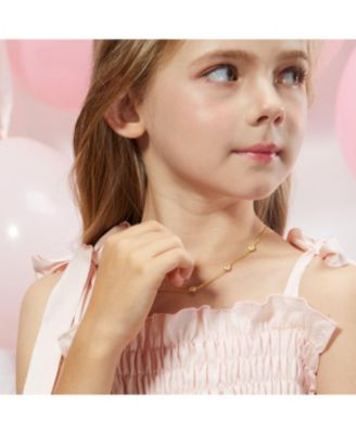 Petit Bubble Necklace in White