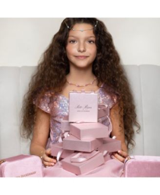 Petit Star of David Necklace in White