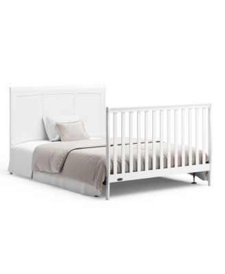 Asheville 4-in-1 Convertible Crib with Drawer (White)