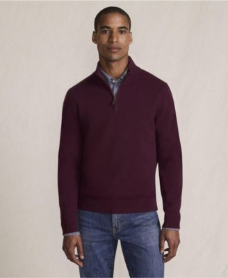 Men's Fine Gauge Quarter Zip Sweater