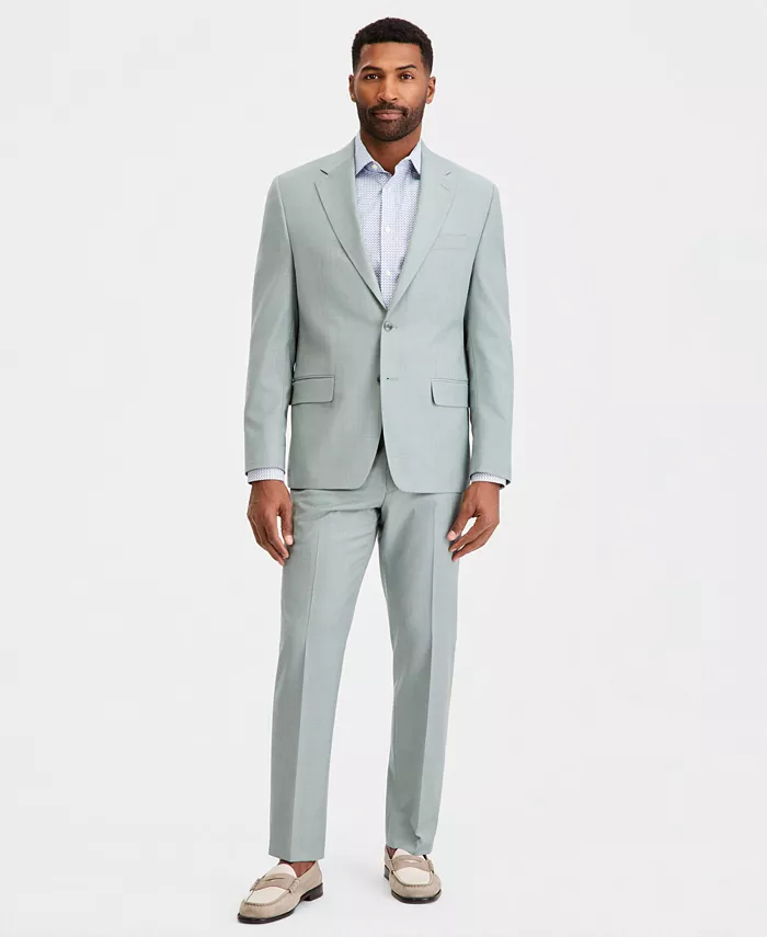 Men's Classic Fit Wool-Blend Suit Separates