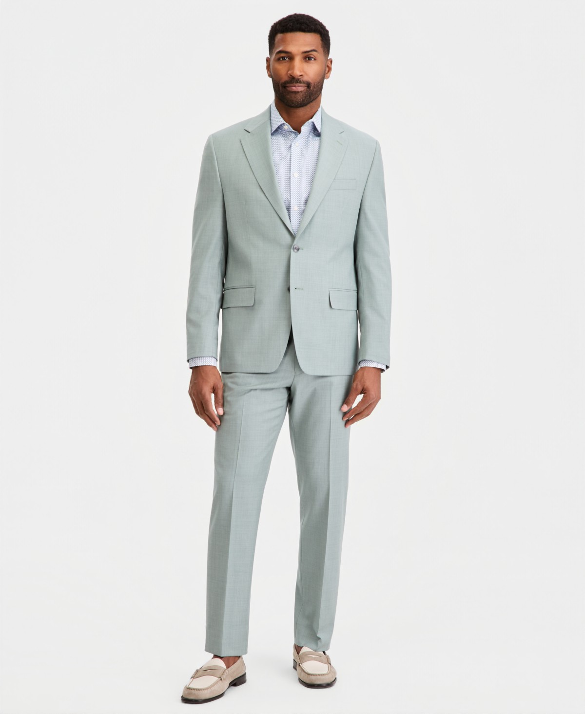Мужские Michael Kors Men's Classic Fit Wool-Blend Suit Separates — фото 1