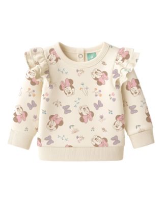 Baby Girls' Minnie Mouse Sweatshirt, T-Shirt and Pants, 3-Piece Set