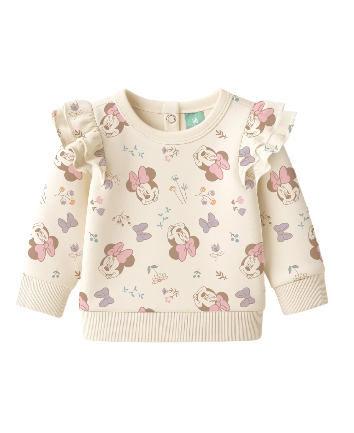 Disney Baby Girls 3-piece Minnie Mouse Sweatshirt, T-shirt And Pants Set In Pink