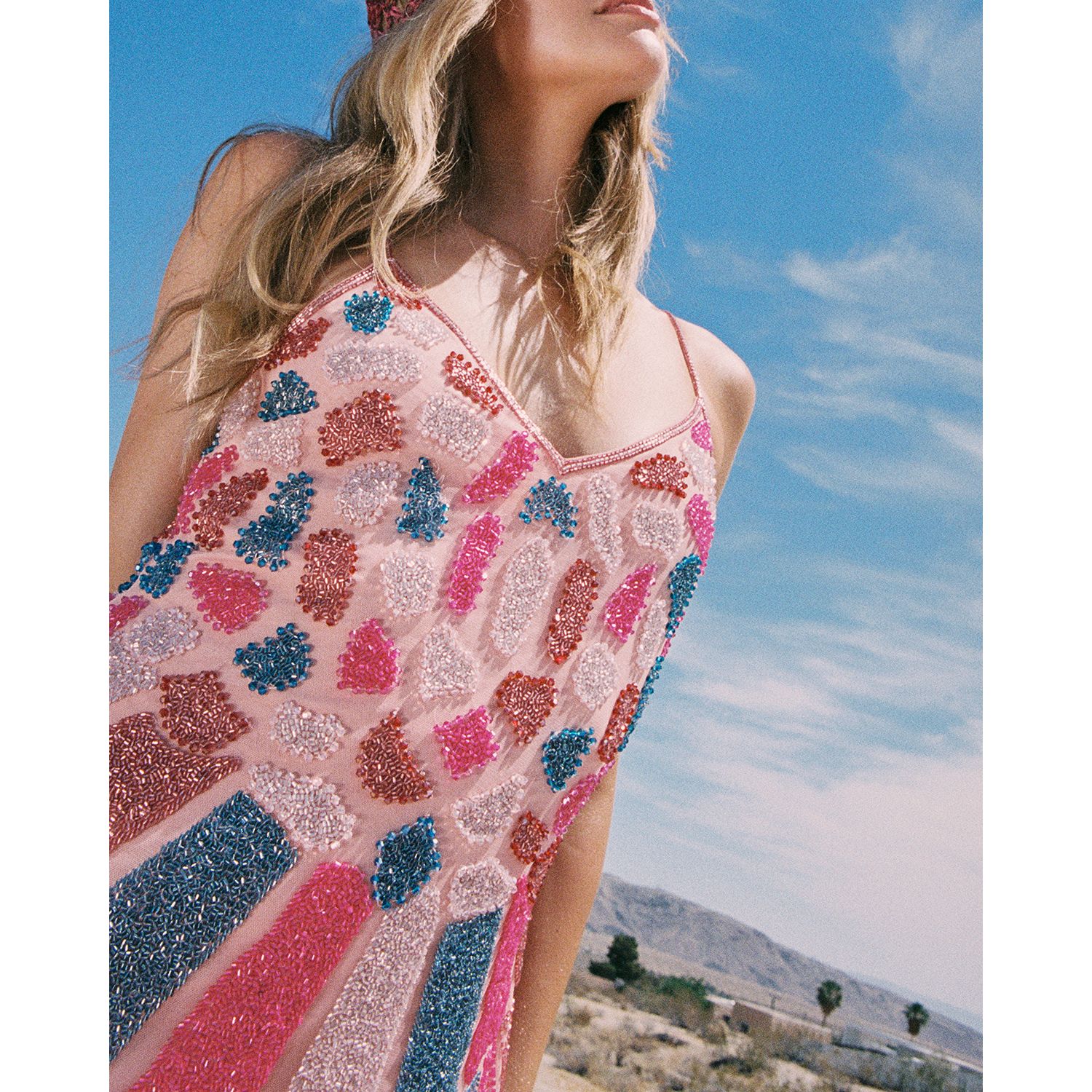 Women's Butterfly Embellished Mini Dress