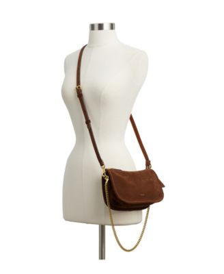 Waverly Small Suede Shoulder Bag