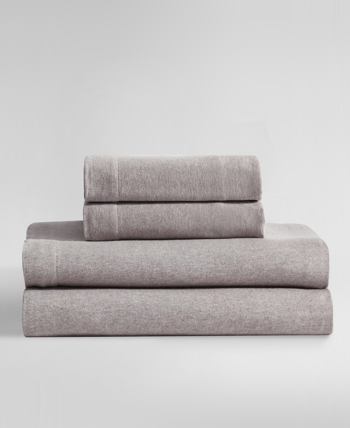 Calvin Klein Modern Cotton Melange Tencel Jersey 3-pc. Sheet Set, Twin In Gray