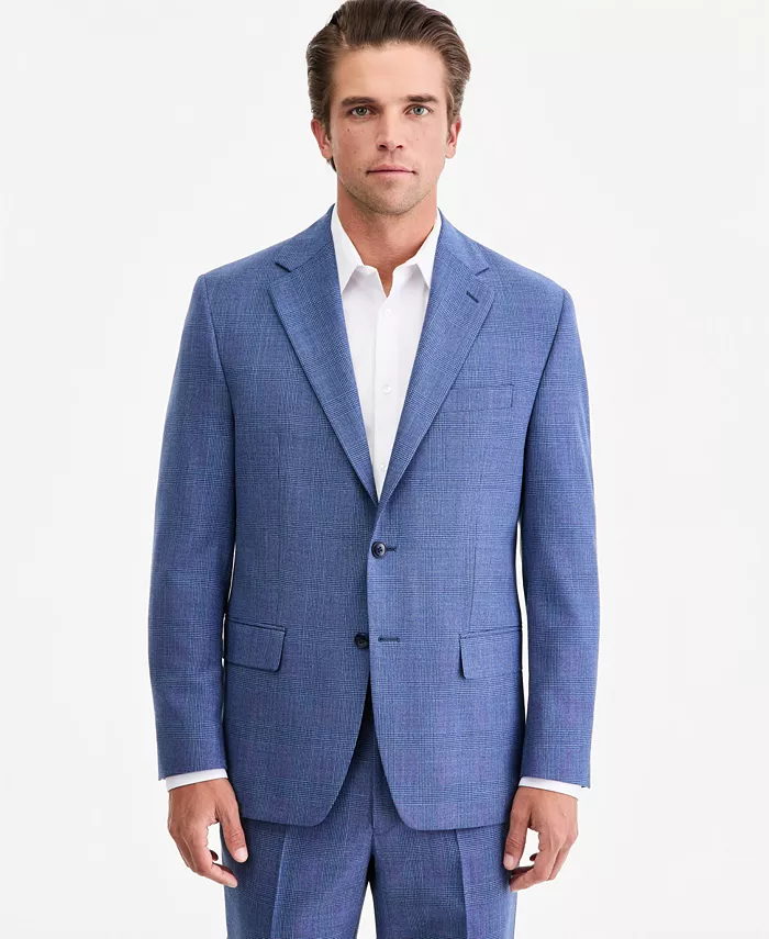 Men's Classic Fit Wool Blend Suit Separates Jacket - thumbnail 10