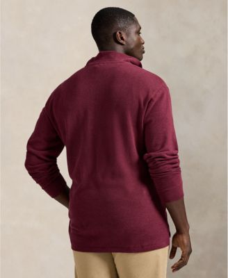Men's Big & Tall Estate-Rib Quarter-Zip Pullover Sweater