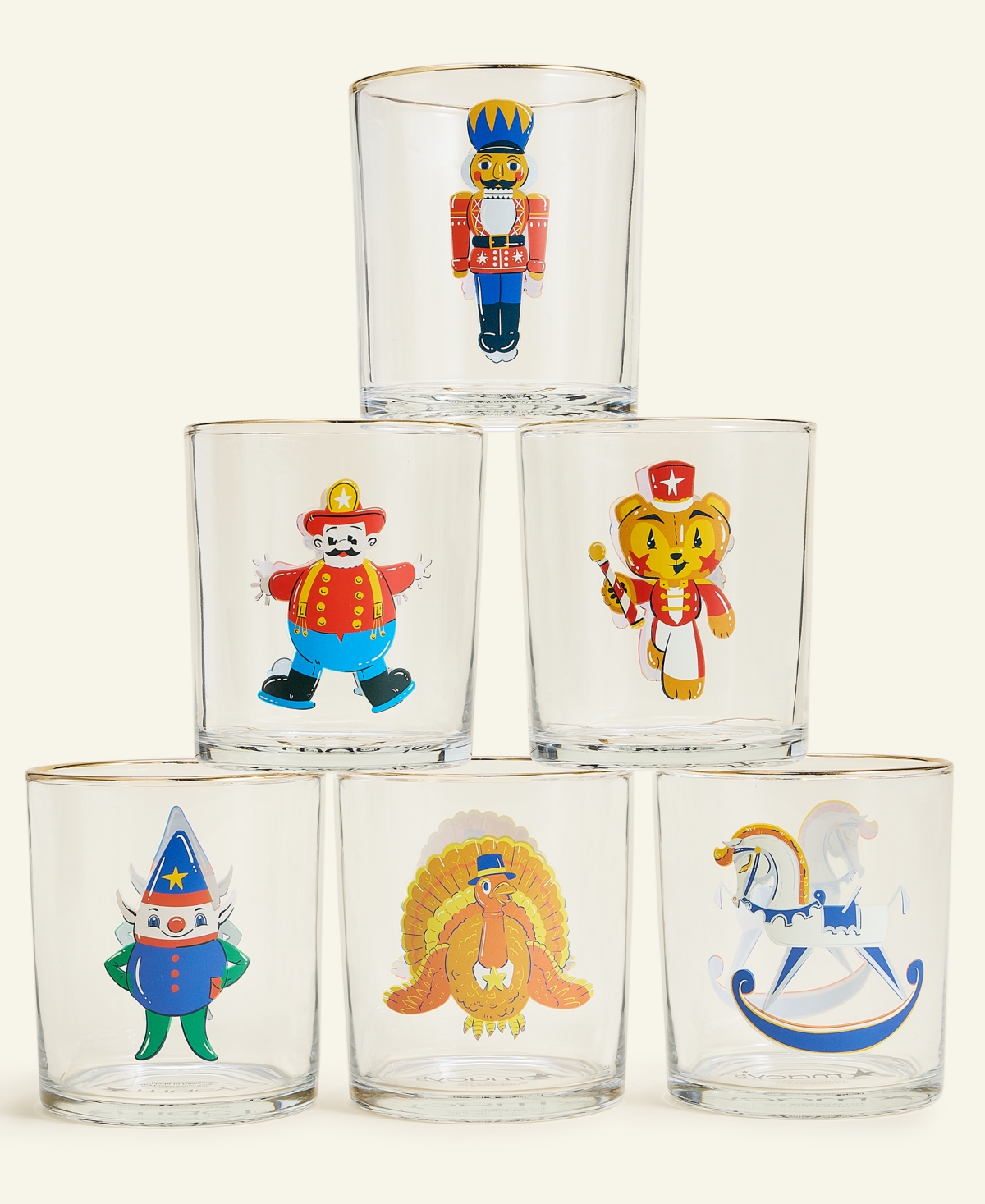 Macy's Thanksgiving Day Parade Float Glassware, Set Of 6,  Exclusive In Multi