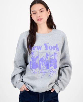 Love Tribe - Juniors' New York City Graphic Sweatshirt