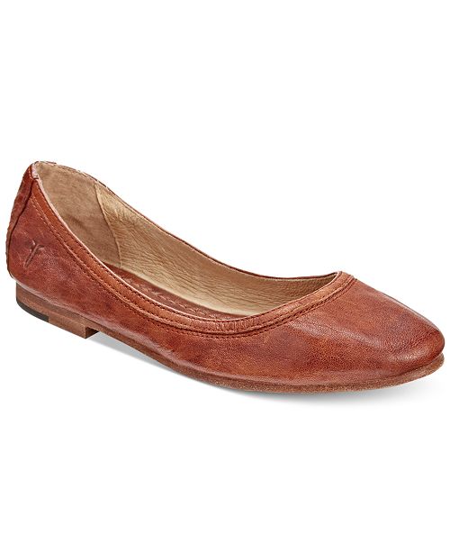 frye carson ballet cognac