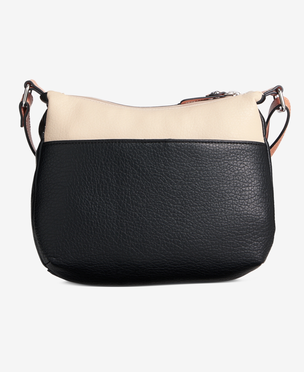 Giani Bernini Colorblock Pebble Hobo, Exclusively At Macy's In Black