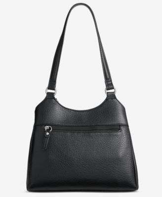 Pebbled 4-Poster Tote, Exclusively at Macy's