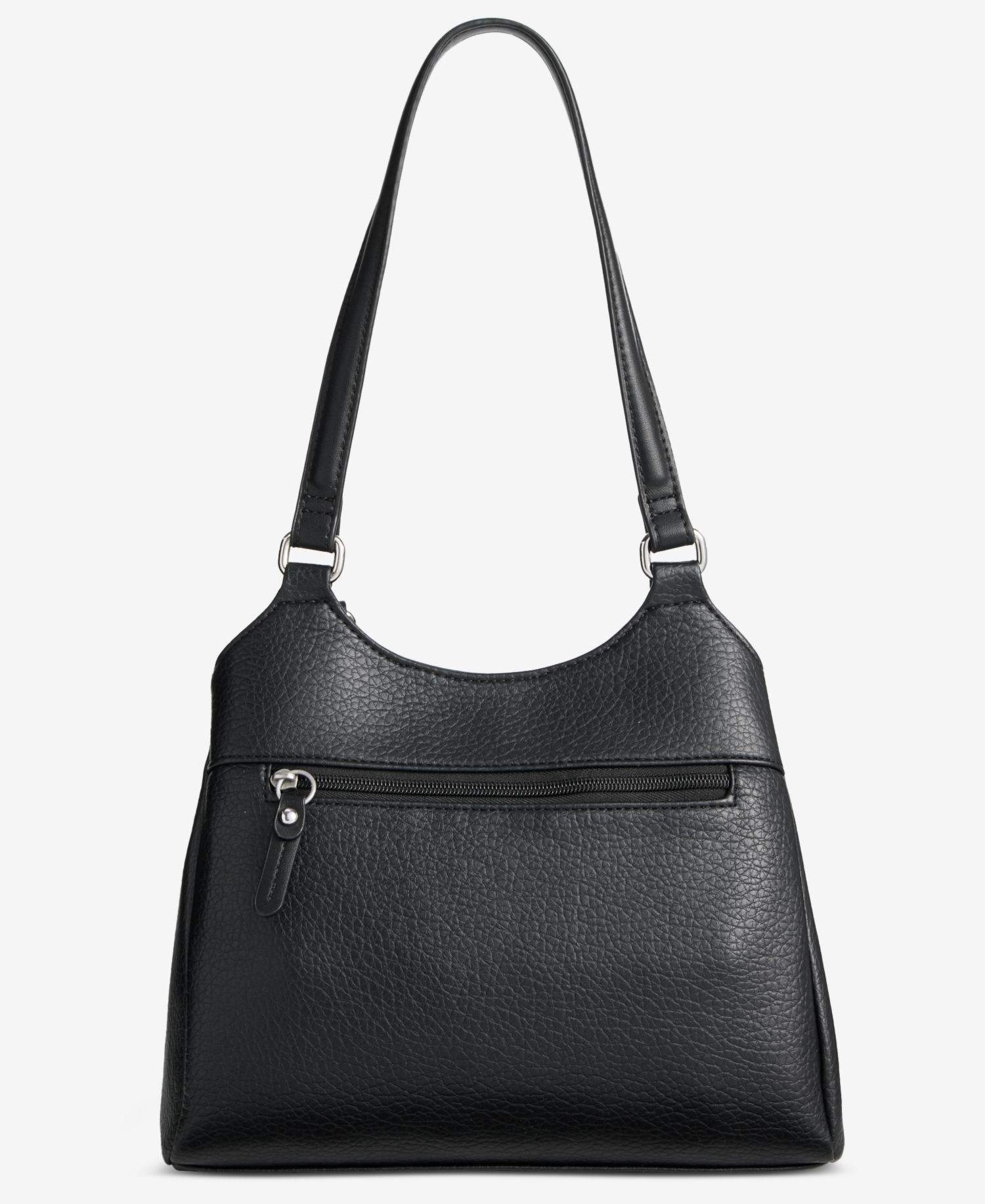 Pebbled 4-Poster Tote