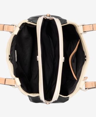 Colorblock Pebbled 4-Poster Tote, Exclusively at Macy's