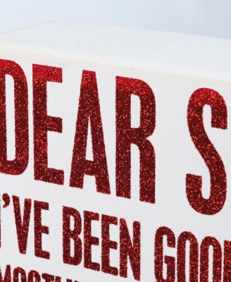 Santa Never Mind I'll Buy My Own Stuff Sign