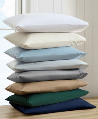 Solid Cotton Percale 4-Piece Sheet Set, Full