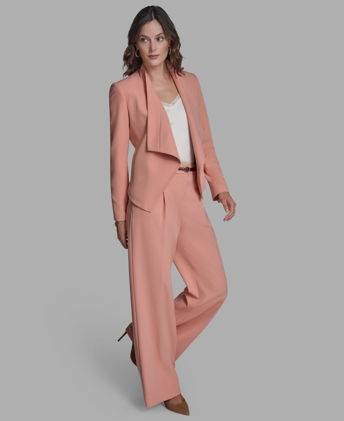 Bcbg Women's Open-front Jacket In Pink