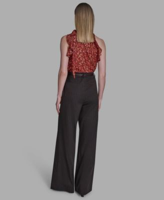 Women's Pleated Wide Leg Pants