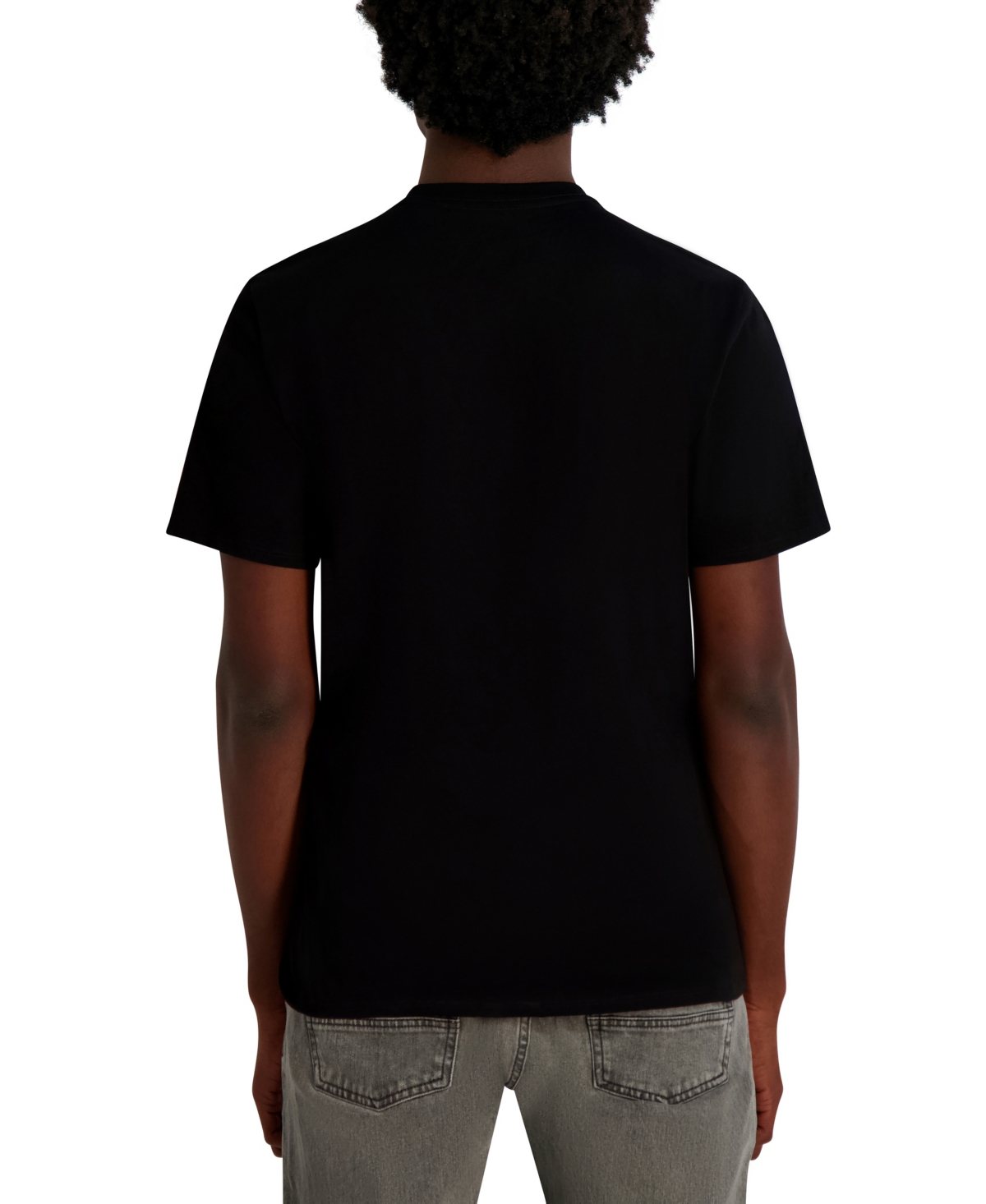 Karl Lagerfeld Men's Crewneck T-shirt In Black