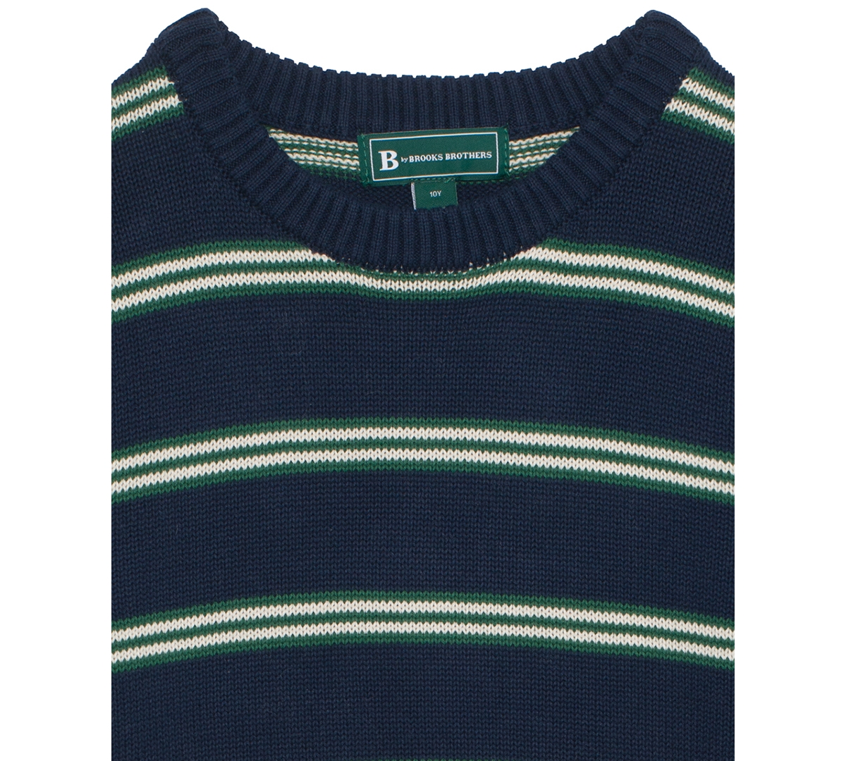 B By Brooks Brothers Big Boys Long Sleeve Knit Sweater
