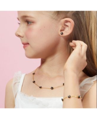 Petit Daisy Black Bracelet