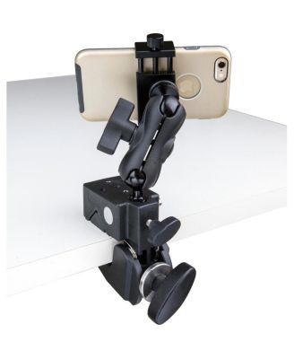 Universal Smartphone Clamp with 1/4"-20 Mount