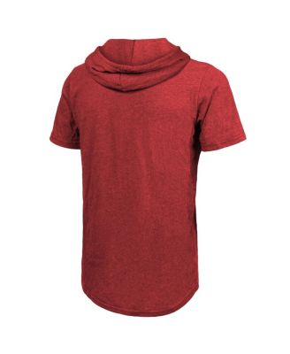 Men's and Women's Red Indiana Fever Sideline Tri-Blend Hoodie T-Shirt