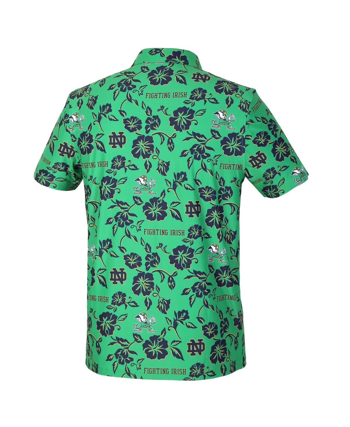 Reyn Spooner Men's Kelly Green Notre Dame Fighting Irish Pua Performance Polo Shirt In Green