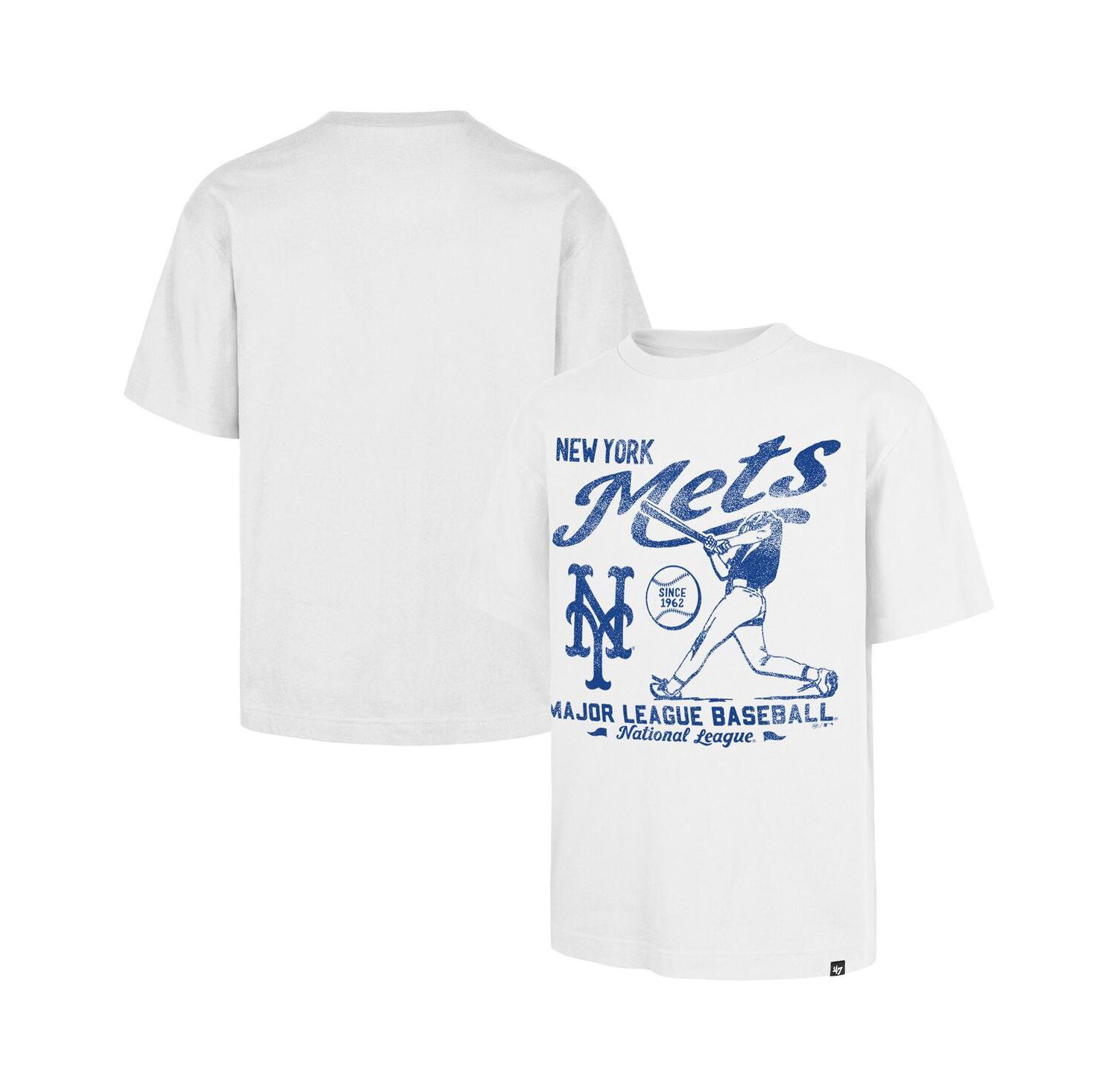 Men's White New York Mets Regional Batter Foundation T-Shirt