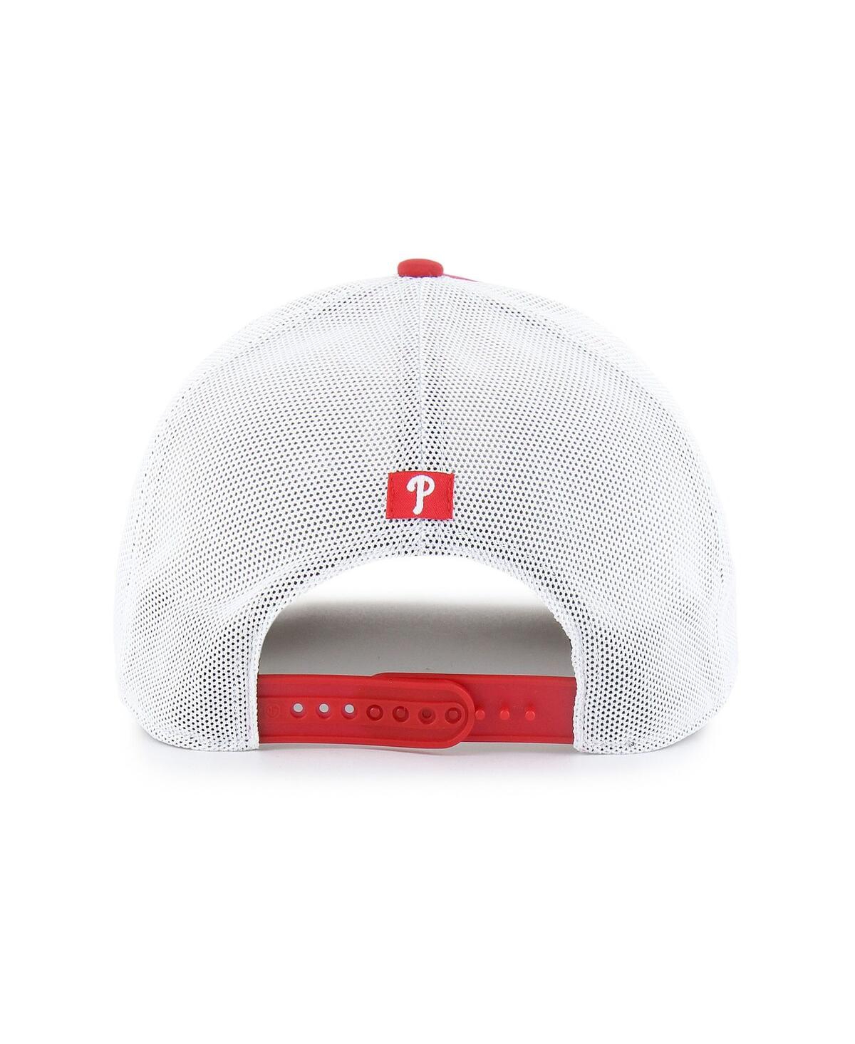 47 Brand Men's Red/white Philadelphia Phillies Fairway Trucker Adjustable Hat In Multi