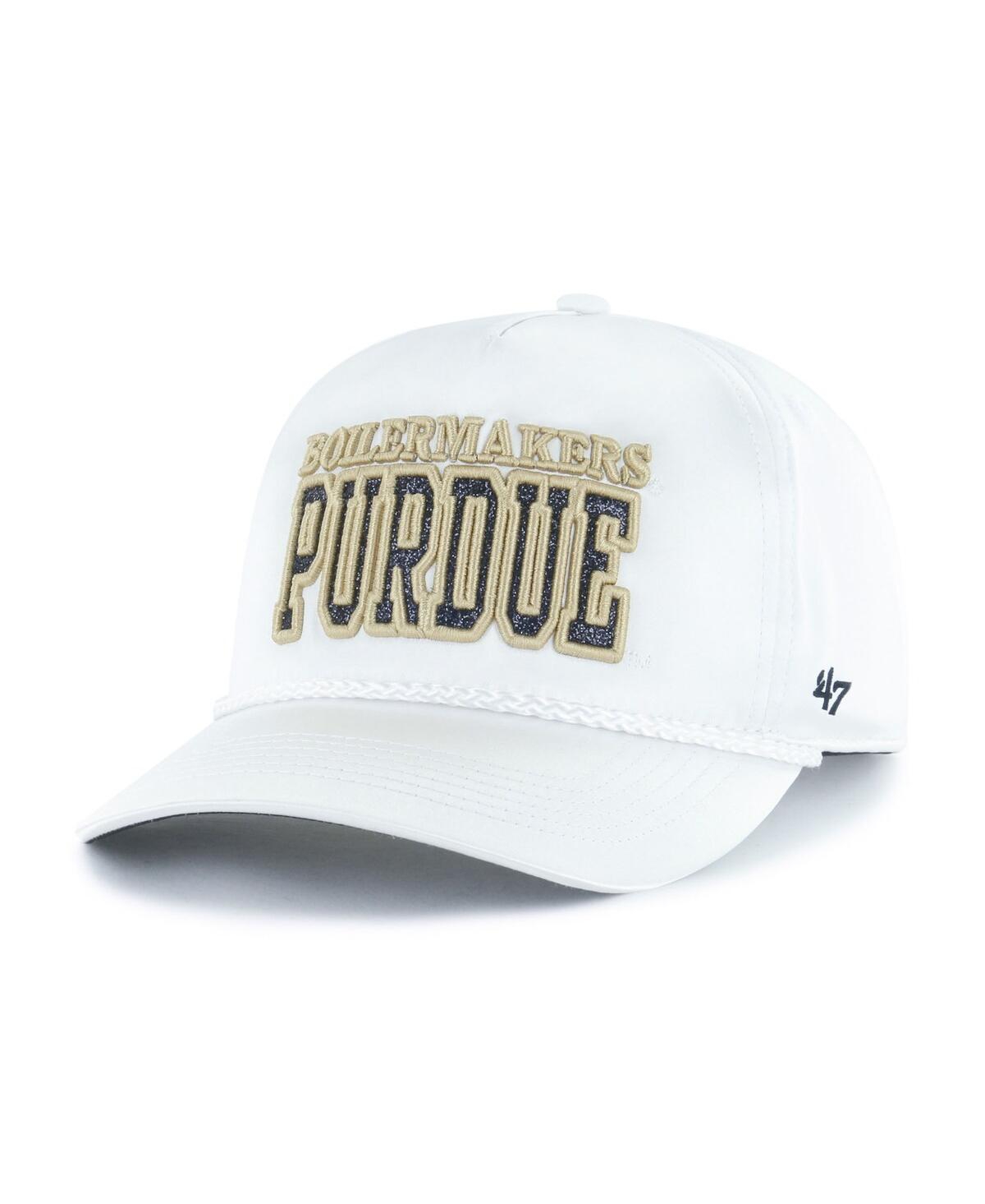 47 Brand Women's White Purdue Boilermakers Outspoken Hitch Adjustable Hat In White