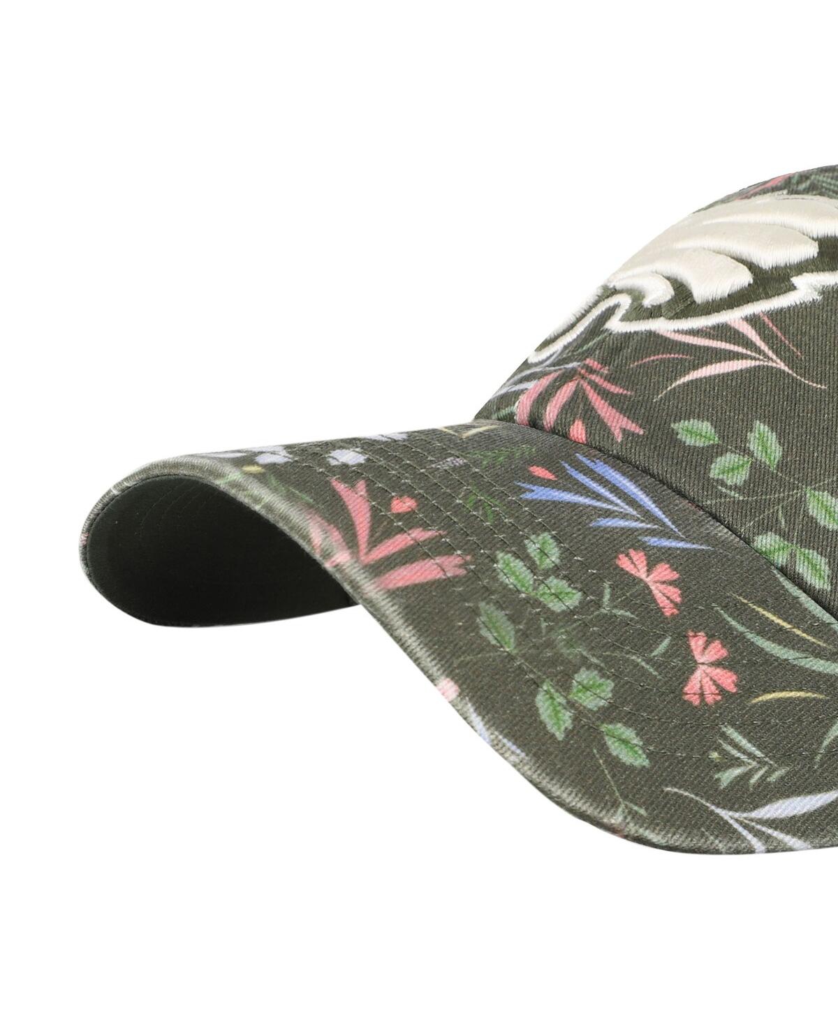 47 Brand Women's Green Philadelphia Eagles Verbena Clean Up Adjustable Hat In Green