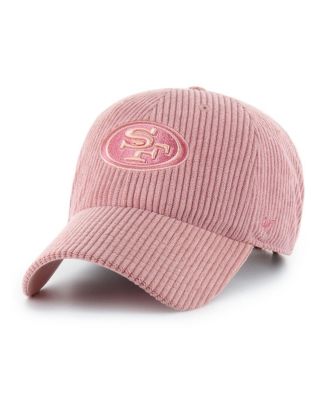 '47 Brand - Women's Pink San Francisco 49ers Mellow Corduroy Clean Up Adjustable Hat
