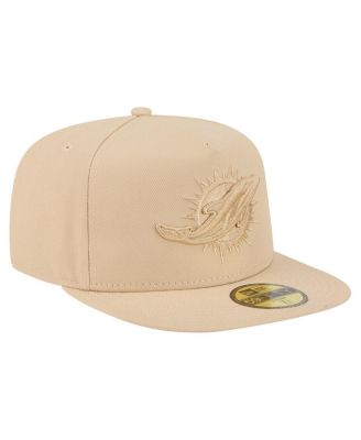 Men's&nbsp;Light Beige Miami Dolphins Color Pack A-Frame 59FIFTY Fitted Hat