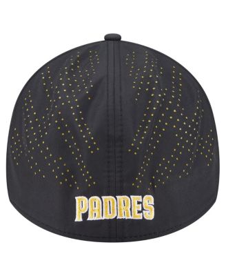 Men's Black San Diego Padres Night 39THIRTY Flex Hat