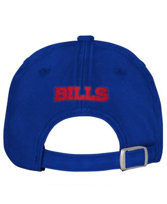 Big Girls Royal Buffalo Bills Gridiron Adjustable Hat