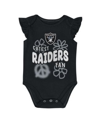 Baby Boys and Girls 2-Piece Las Vegas Raiders The Sunshine Bodysuit Set