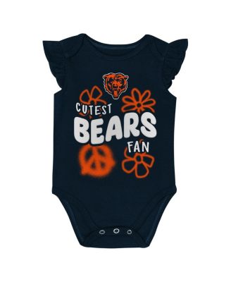 Baby Boys and Girls 2-Piece Chicago Bears The Sunshine Bodysuit Set