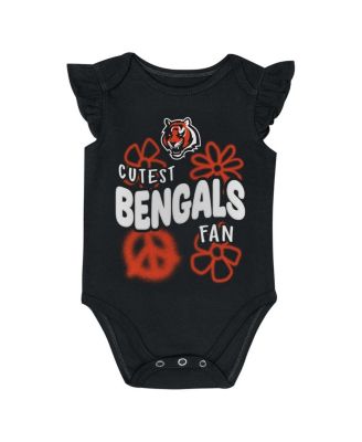 Baby Boys and Girls 2-Piece Cincinnati Bengals The Sunshine Bodysuit Set